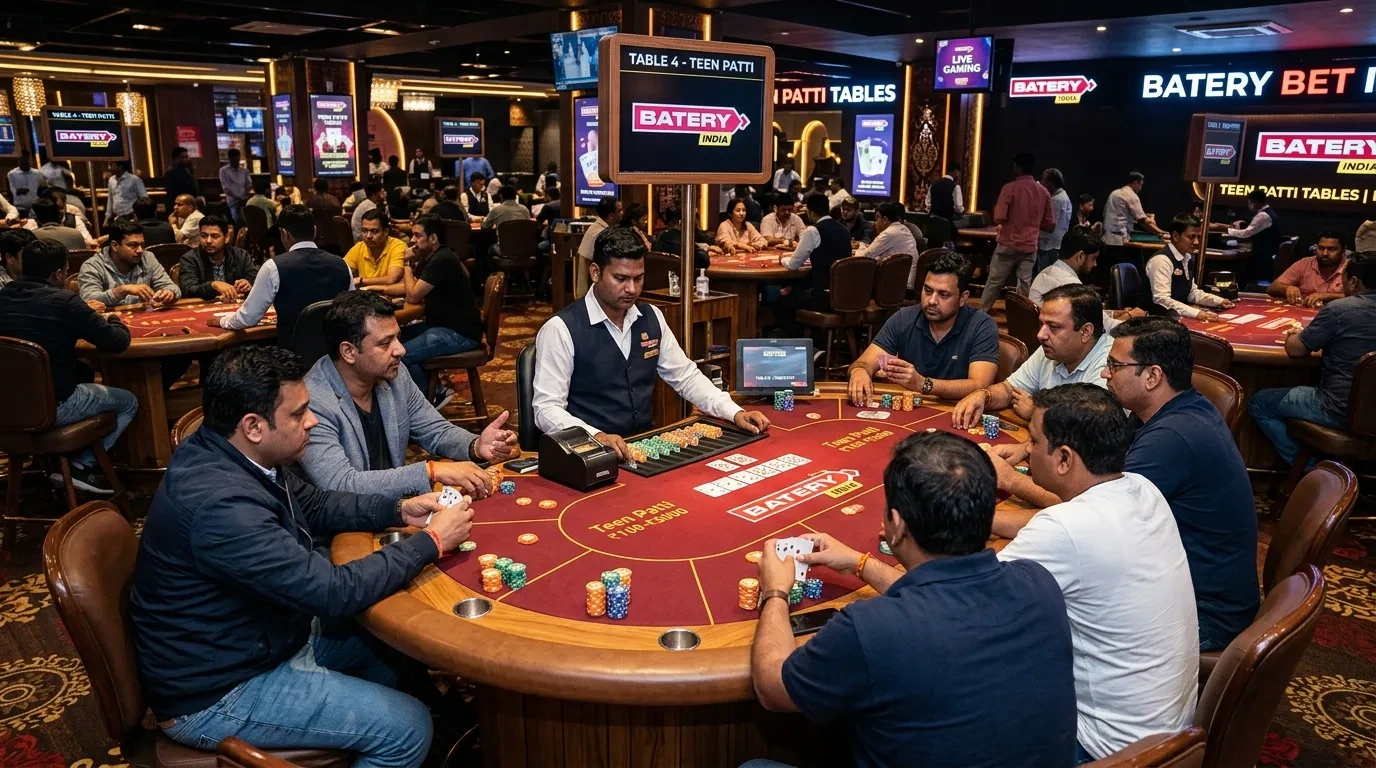 Explore Every Teen Patti Table Variant and Stake Range at Batery Bet India
