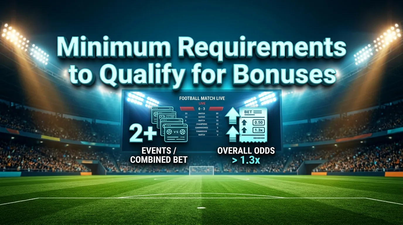 Minimum requirements for 1W Slovakia bonuses